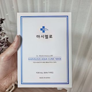 닥터마시멜로 닥터마스멜로 마블러스 아쿠아 클리닉 마스크 — 5점을 준 리뷰어가 2021년 7월 올린 사용 사진