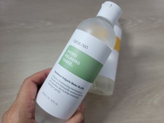 나나스킨 하이드로릴렉싱토너 — 5점을 준 리뷰어가 2021년 6월 올린 사용 사진