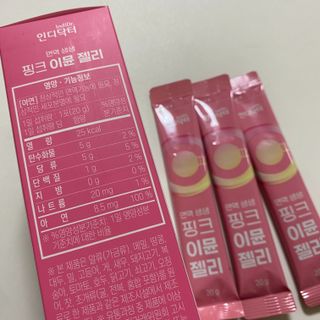 인디닥터 면역 생생 핑크 이뮨 젤리 + 타이탄 BCAA 프로틴 젤리스틱 — 5점을 준 리뷰어가 2022년 4월 올린 사용 사진