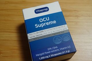 뉴트리션팩토리 비타프렙 오큐슈프림 루테인 오메가3 1050mg — 5점을 준 리뷰어가 2021년 7월 올린 사용 사진