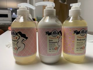 빅그린 임산부 전용라인 3종세트 - 샴푸500ml,트리트먼트500ml,바디워시500ml — 4.5점을 준 리뷰어가 2022년 8월 올린 사용 사진