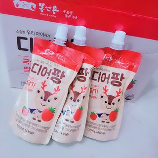 [몸엔용] 우리 아이 건강간식, 달콤한 녹용곤약젤리 디어팡 4종 — 5점을 준 리뷰어가 2021년 8월 올린 사용 사진