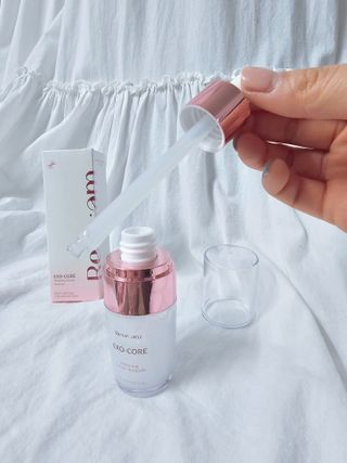나우 [리브엠] 123억개 엑소좀으로 채운 눈부신 광채, 엑소코어 화이트닝 텐션 앰플 — 5점을 준 리뷰어가 2023년 10월 올린 사용 사진
