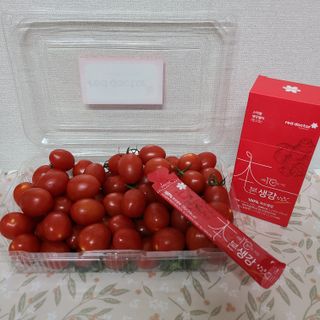 레드닥터 대추방울토마토 + 본생강 망고맛 스틱형 젤리 — 5점을 준 리뷰어가 2022년 12월 올린 사용 사진
