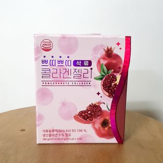 헬스업_쁘띠쁘띠석류콜라겐젤리_20g x 14포 — 3점을 준 리뷰어가 2021년 3월 올린 사용 사진