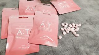 입 냄새 완화에 도움을 주는 에티켓 캔디 복숭아맛 앳캔디 — 5점을 준 리뷰어가 2021년 1월 올린 사용 사진