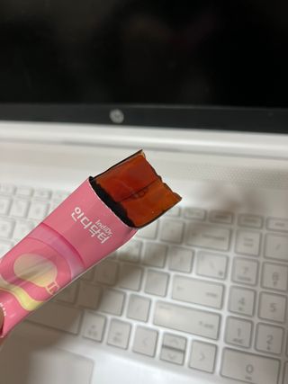 [인디닥터] 면역 생생 핑크 이뮨 젤리 — 5점을 준 리뷰어가 2022년 5월 올린 사용 사진