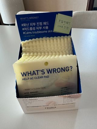 [후르디아] 화난피부 급속진정 AC 클리어 패드 (개별포장 50매) — 5점을 준 리뷰어가 2024년 4월 올린 사용 사진