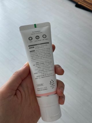 [비건인증]닥터데디스 마망치약 100g [임산부와 태아의 건강을 위해 만든 치약] + 여행용 미니치약 15g — 5점을 준 리뷰어가 2022년 8월 올린 사용 사진