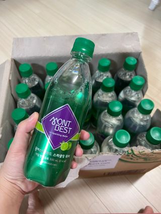 몽베스트 Montbest with Sparkling water Lime20병 — 5점을 준 리뷰어가 2022년 9월 올린 사용 사진