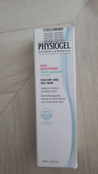 피지오겔 레드수딩 시카밸런스 크림 50ml — 5점을 준 리뷰어가 2022년 4월 올린 사용 사진