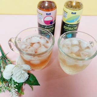 더그레잇티 콤부차 [매일유업] 더그레잇티 44kcal 콤부차 300ml *12개입 (오리지널 6개+베리리치 6개) — 5점을 준 리뷰어가 2023년 7월 올린 사용 사진