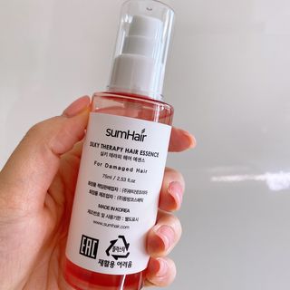 썸헤어 / SUMHAIR 썸헤어 실키 테라피 헤어 에센스 — 4.5점을 준 리뷰어가 2021년 4월 올린 사용 사진