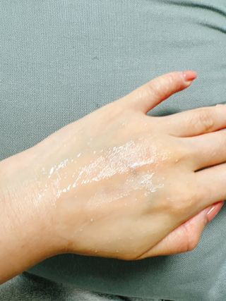 랑벨 수퍼내츄럴 아쿠아 수딩 크림 100ml — 3.5점을 준 리뷰어가 2022년 4월 올린 사용 사진