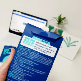 [풀리다 노잠패치] / 잠깨는 패치(졸음방지+눈가케어) 1팩(5회분) /공부할때, 운전할때, 골프, 눈 피로할때 — 4점을 준 리뷰어가 2022년 10월 올린 사용 사진