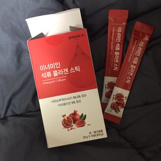 이너미인 석류 콜라겐 스틱 — 5점을 준 리뷰어가 2021년 1월 올린 사용 사진