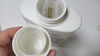 쿠잉베이비 에어워시 세탁세제,섬유유연제 1L — 5점을 준 리뷰어가 2023년 1월 올린 사용 사진