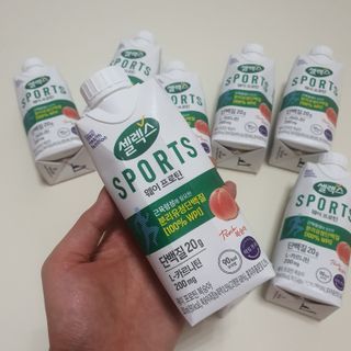 셀렉스스포츠 셀렉스 스포츠 웨이 프로틴 복숭아_ 330ml x 12팩 — 4점을 준 리뷰어가 2021년 4월 올린 사용 사진