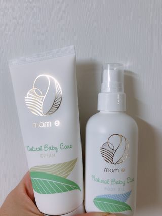 mom e 맘이 내추럴 베이비 케어 크림+바디오일 — 4.5점을 준 리뷰어가 2021년 1월 올린 사용 사진