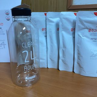 클린24시간 1BOX(5포) + 전용보틀(500ml) — 4.5점을 준 리뷰어가 2022년 12월 올린 사용 사진