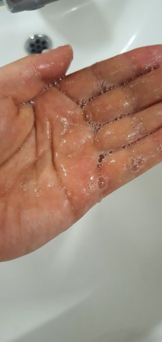 벨먼 내추럴스파 수분광채 스크럽 바디워시 600ml 5종 — 5점을 준 리뷰어가 2022년 5월 올린 사용 사진