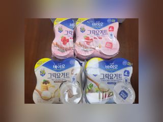 매일바이오 그릭요거트 오리지널 플레인 4개, 로스터리 커피믹스 4개 — 5점을 준 리뷰어가 2021년 12월 올린 사용 사진
