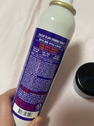 달리프 글램 샤이닝 스프레이 150ml — 4.5점을 준 리뷰어가 2021년 1월 올린 사용 사진