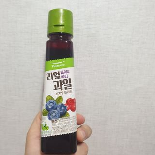 [풀무원] 리얼 과일  저지방 드레싱 240g 3종 — 5점을 준 리뷰어가 2021년 2월 올린 사용 사진