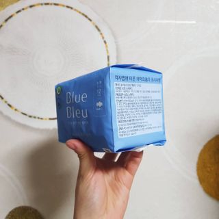 블루블루 유기농 순면 커버 생리대 — 3.5점을 준 리뷰어가 2021년 2월 올린 사용 사진