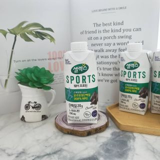 셀렉스스포츠 셀렉스 스포츠 웨이 프로틴 초콜릿 _ 330ml x 12팩 — 5점을 준 리뷰어가 2021년 3월 올린 사용 사진