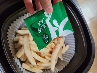 [풀무원] 자연은맛있다 정면, 백면, 홍면  세트 — 5점을 준 리뷰어가 2021년 4월 올린 사용 사진