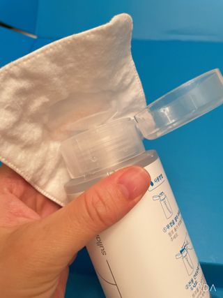 설랩수앤슈, 직접 만들어 쓰는 아기 물티슈 — 5점을 준 리뷰어가 2021년 7월 올린 사용 사진