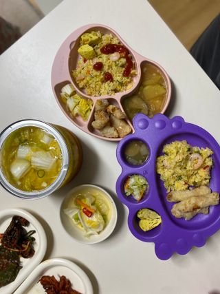 셰프애찬 단호박 백김치 1kg — 4점을 준 리뷰어가 2022년 10월 올린 사용 사진