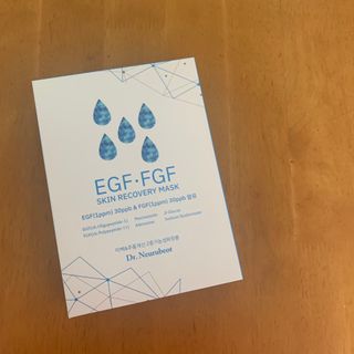 Dr.느루벗 느루벗 EGF FGF 스킨 리커버리 마스크 10장 — 5점을 준 리뷰어가 2021년 4월 올린 사용 사진