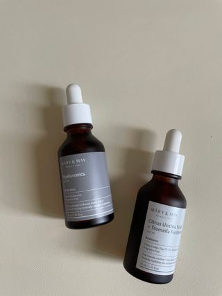 마리엔메이 히알루로닉스 세럼 + 청귤 흰목이버섯 추출물 세럼 — 5점을 준 리뷰어가 2021년 8월 올린 사용 사진