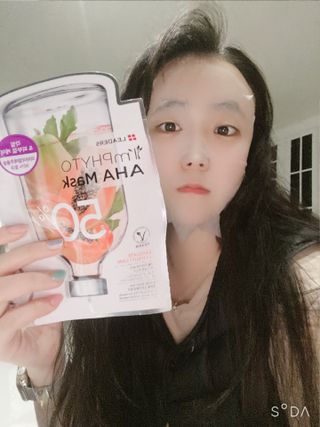 리더스코스메틱 리더스 아임피토 마스크 6종 — 4점을 준 리뷰어가 2022년 3월 올린 사용 사진