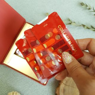 프리마인 귀족의 콜라겐, 92배 흡수율. 럭셔리 프리미엄 CH.V콜라겐필름 30매 — 5점을 준 리뷰어가 2022년 4월 올린 사용 사진