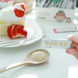 아이비웰니스 빵순이 식탁 위의 필수템! 빵순이 효소 키위맛 100포 + 석류맛 14포 (총 114포) — 5점을 준 리뷰어가 2022년 12월 올린 사용 사진