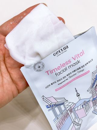 세뚜아(Cettua) [세뚜아] 타임리스 바이탈 페이셜 마스크팩  Cettua Timeless  Vital Mask 5매 — 5점을 준 리뷰어가 2024년 5월 올린 사용 사진
