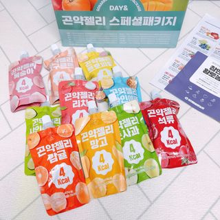 참앤들황토농원 10가지 맛, 입맛대로 스페셜하게~ 가볍게 한 포 땡! 곤약젤리 스페셜 패키지 130ml x 30포 — 4점을 준 리뷰어가 2022년 12월 올린 사용 사진