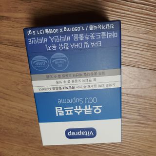 뉴트리션팩토리 비타프렙 오큐슈프림 루테인 오메가3 1050mg — 5점을 준 리뷰어가 2021년 8월 올린 사용 사진