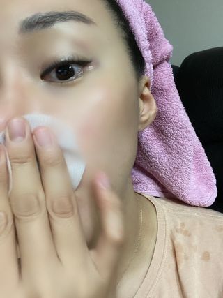 키노닉스 카모 클렌징 패드 — 5점을 준 리뷰어가 2021년 8월 올린 사용 사진
