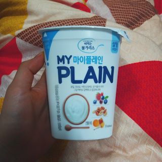 떠먹는불가리스 마이플레인 요거트 435g 6개입 — 4.5점을 준 리뷰어가 2021년 2월 올린 사용 사진