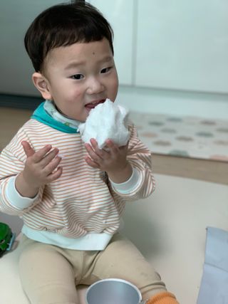 젤리벨리 솜사탕 2종-딸기치즈케이크, 바닐라 — 5점을 준 리뷰어가 2022년 2월 올린 사용 사진