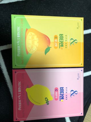 비타앤C 레몬맛, 망고맛 — 5점을 준 리뷰어가 2021년 6월 올린 사용 사진