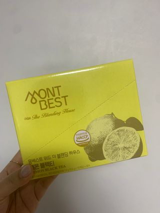 몽베스트 위드더 블랜딩 하우스 _레몬 블랙티 — 2.5점을 준 리뷰어가 2023년 1월 올린 사용 사진