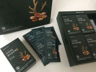 서울약사신협 약사신협_생녹용 진액_70ml x 30포 — 4점을 준 리뷰어가 2021년 7월 올린 사용 사진