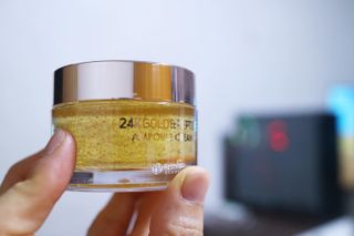 아이앤립 / EYENLIP 아이앤립 24K 골드 N 펩타이드 앰플 크림 — 4.5점을 준 리뷰어가 2021년 7월 올린 사용 사진