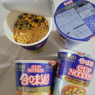 NISSIN 닛신 컵누들  4종 - 씨푸드오리지날, 씨푸드 스파이시, 씨푸드 커리, 씨푸드 XO소스 — 5점을 준 리뷰어가 2023년 1월 올린 사용 사진