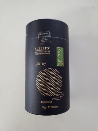 프리마인 자체 기업부설 연구소에서 찾아낸 건강한 수면의 비밀.  슬립토 플러스 30포 — 5점을 준 리뷰어가 2022년 4월 올린 사용 사진